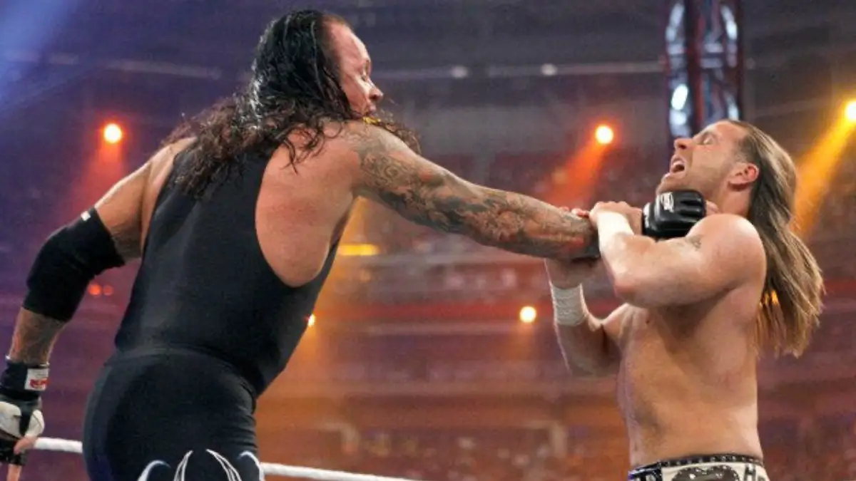 Undertaker shawn michaels wrestlemania 26